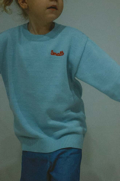Blue Crew Knitted Sweater