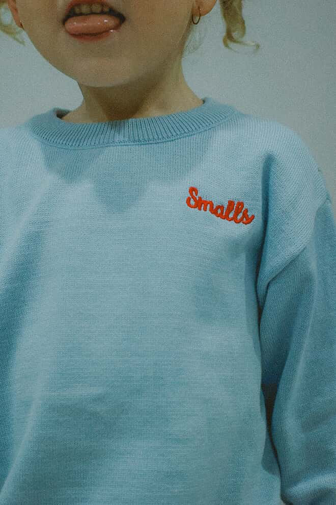 Blue Crew Knitted Sweater