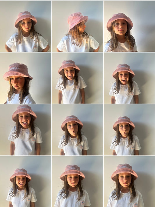Corduroy Clubhouse Bucket Hat Pink