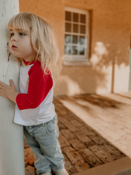 Raglan Red Tee